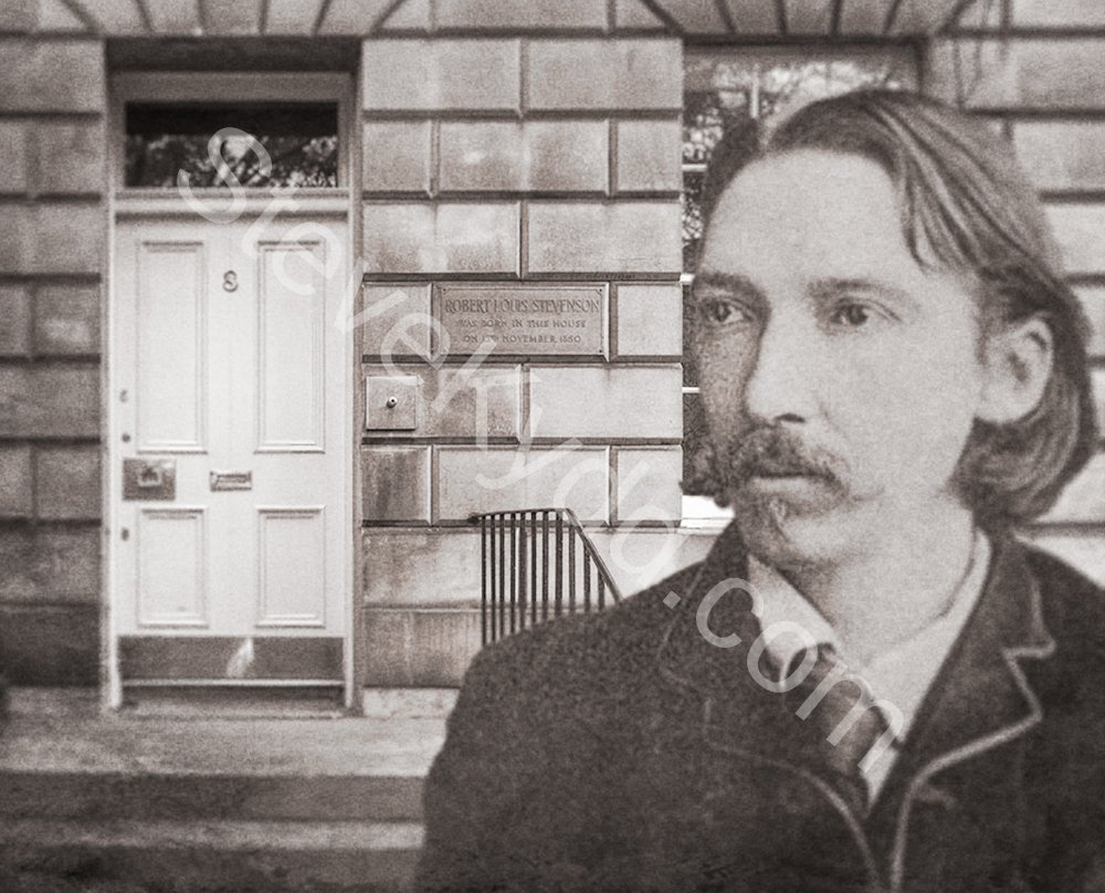 Birthplace of Robert Louis Stevenson, Edinburgh, Scotland, UK.