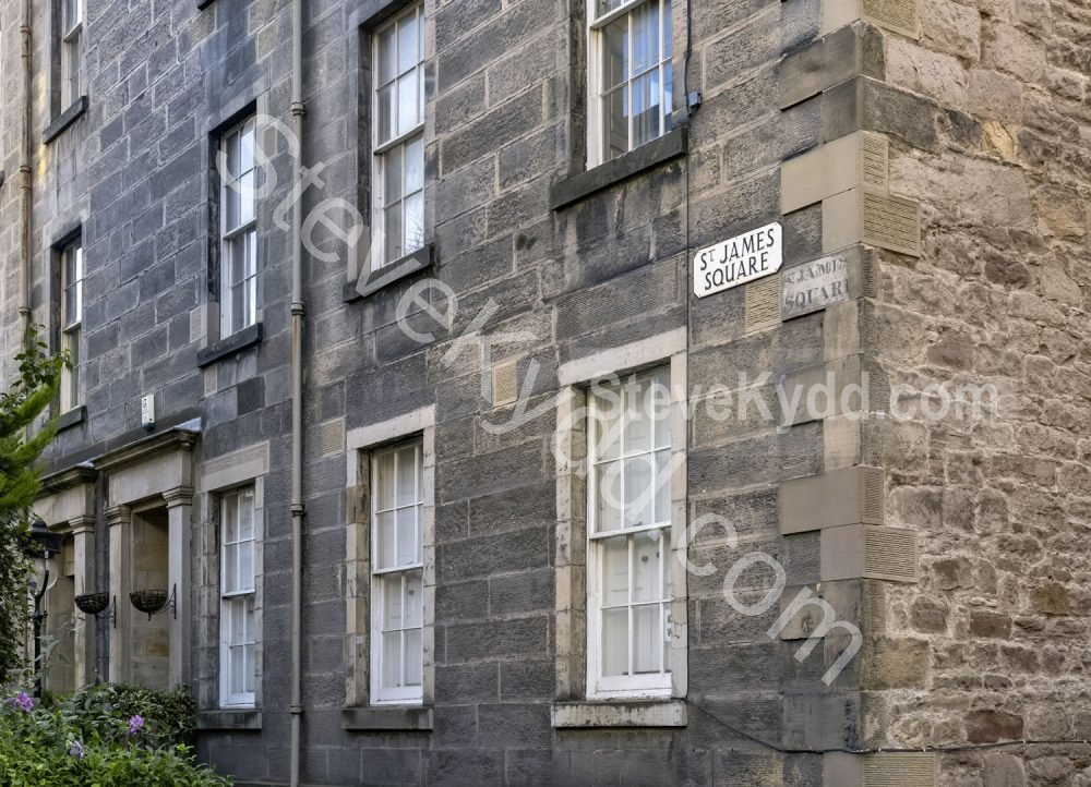 St James Square Edinburgh A Ghost Sign In The New Town