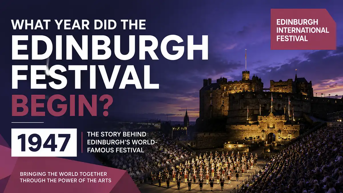 What Year Did the Edinburgh Festival Begin?